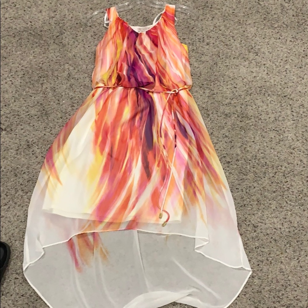 Colorful High/Low dress from Dressbarn